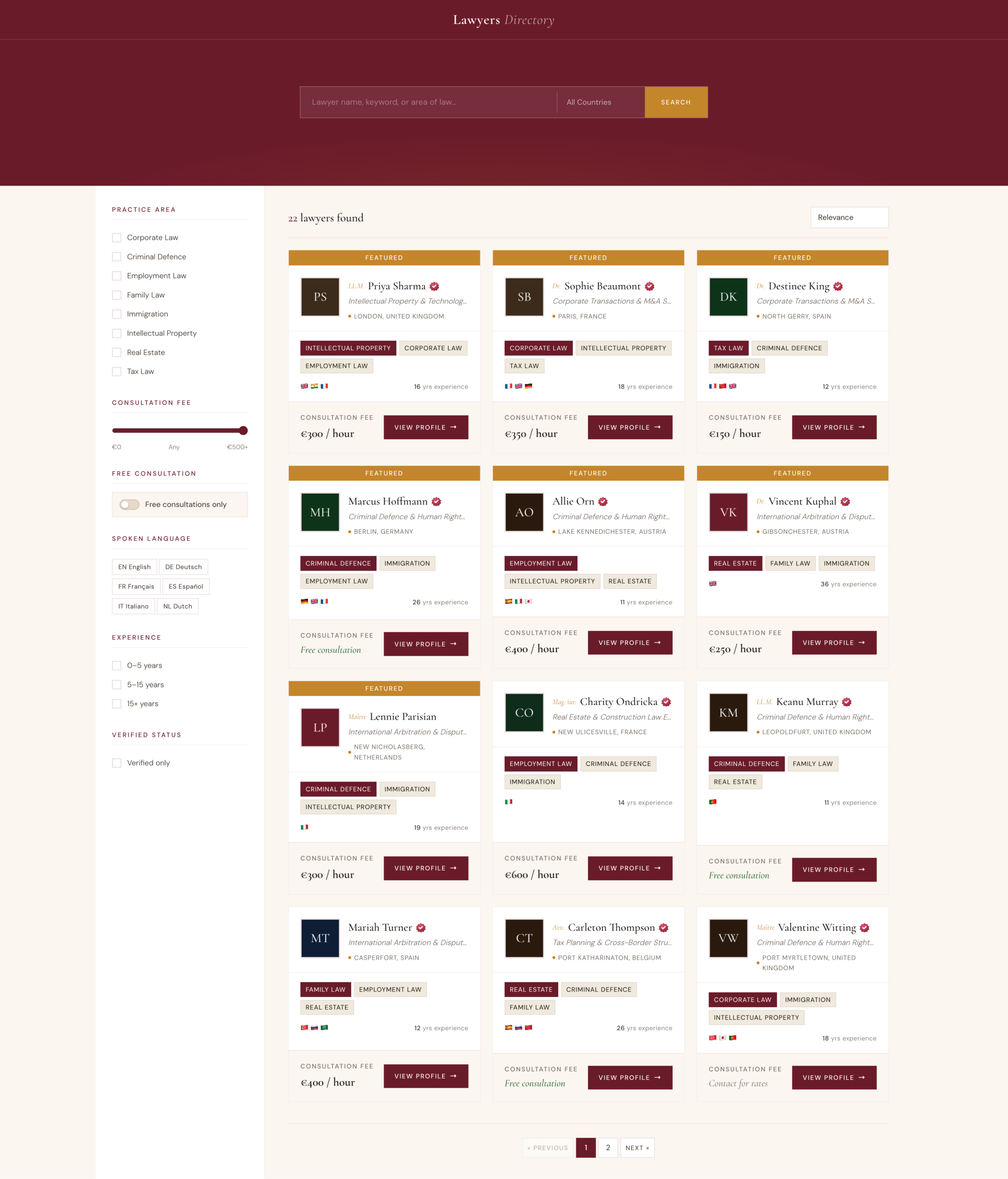 Lawyer Directory thumbnail